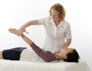 Kinesiologist treating Supraspinatus